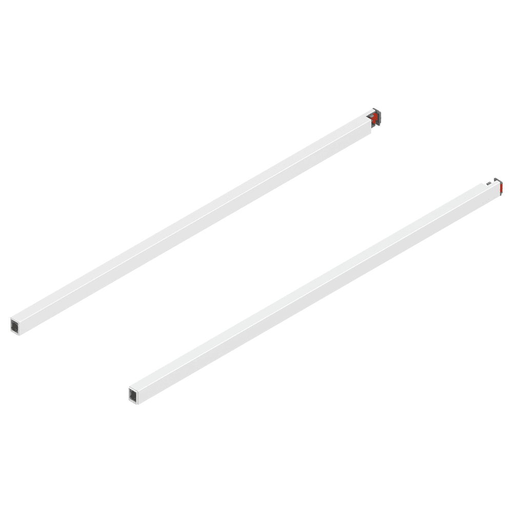 Merivobox Longside Gallery Rail, Silk White Matte, 600mm