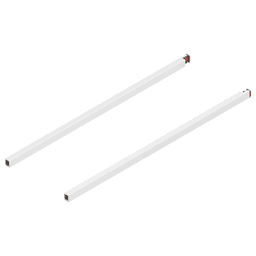 Merivobox Longside Gallery Rail, Silk White Matte, 600mm