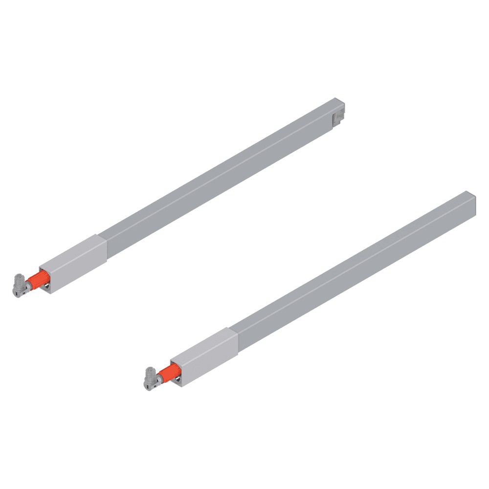 Tandembox Rectangular Top Gallery Rail, Gray, 24