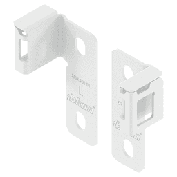 Merivobox Gallery Fixing Back Flexible-Attachment, Non-Adjustable Gallery, Silk White Matte