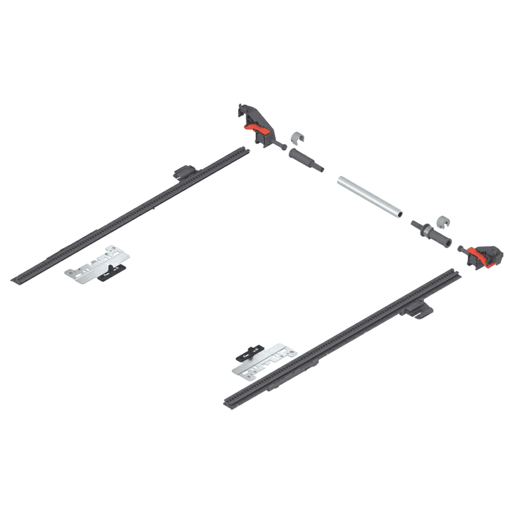 Merivobox Lateral Stabilizer Set, Dust Gray, 15-3/4"