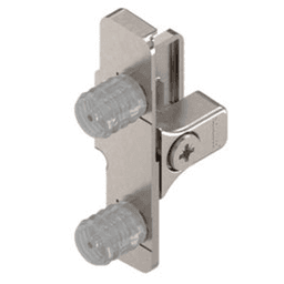 Metabox 320N Right-Hand Standard Front Fixing Bracket, Press-In, 2-1/8", Nickel-Plated