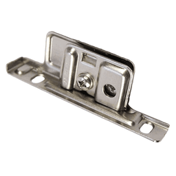 Metabox 320MH/K and 330M/H Left-Hand Standard Front Fixing Bracket, Screw-On, 3-3/8", Nickel-Plated