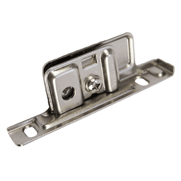 Metabox 320MH/K and 330M/H Right-Hand Standard Front Fixing Bracket, Screw-On, 3-3/8", Nickel-Plated