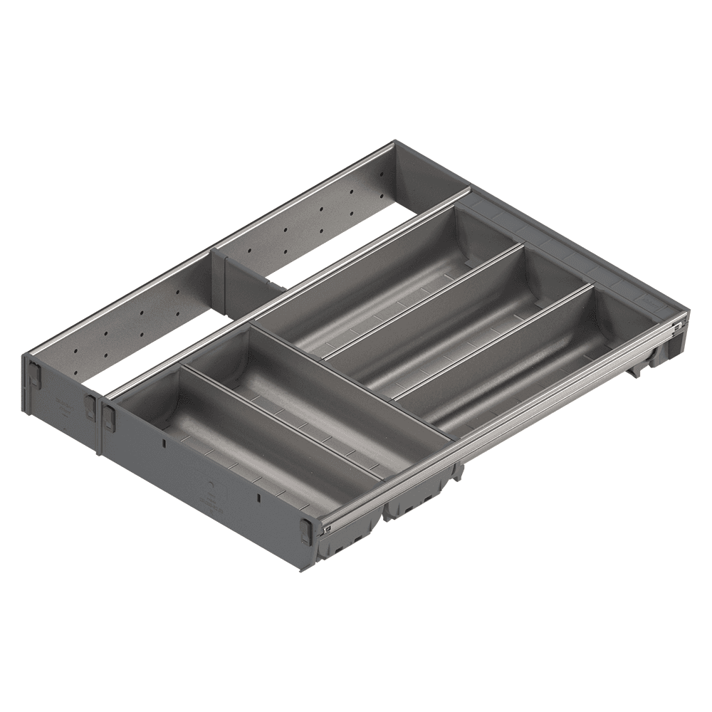 Orga-Line 4-Tier Utensil Organizer Set, Stainless Steel, 20