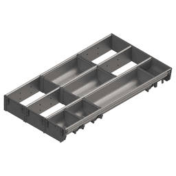 Orga-Line 3-Tiered Cutlery/Utensil Insert Set, Stainless Steel, 22