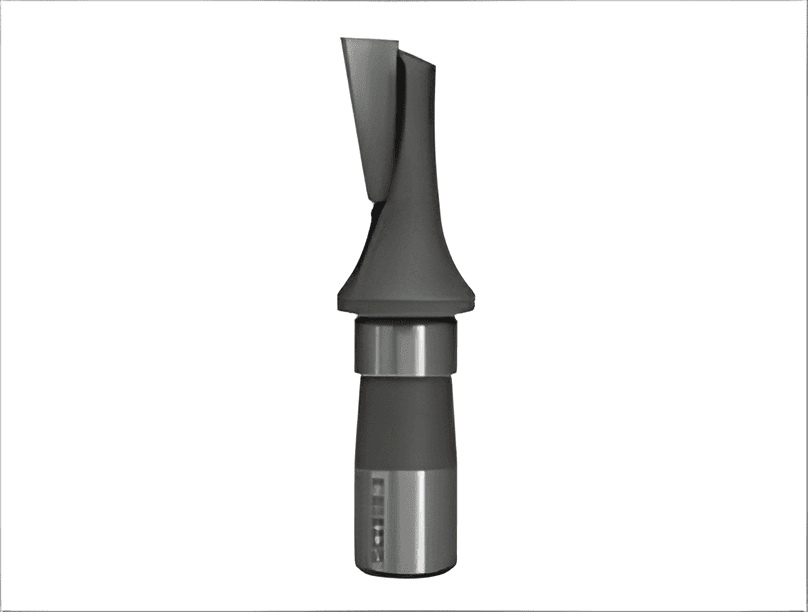 Cantek JDT-65 Eccentric Dovetail Bit, Carbide Tipped, 12mm, Single Flute
