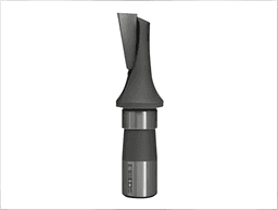 Cantek JDT-65 Eccentric Dovetail Bit, Carbide Tipped, 12mm, Single Flute