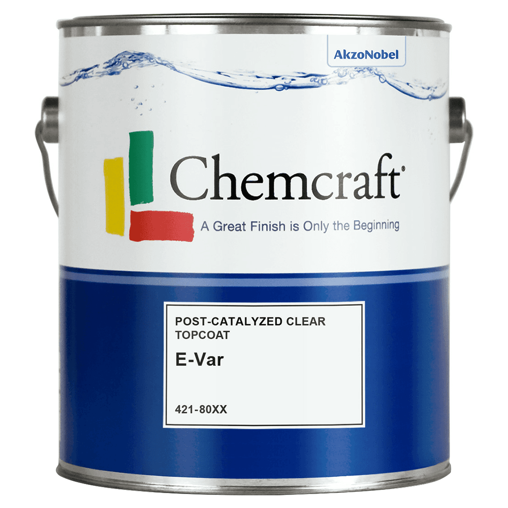 E-Var Post-Cat Clear Topcoat, Low Gloss, 1 Gallon
