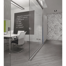 150 Series HPL Metal Laminate 151 Black Magnetic Chalkboard, 0.04" Thick, 4' x 8'