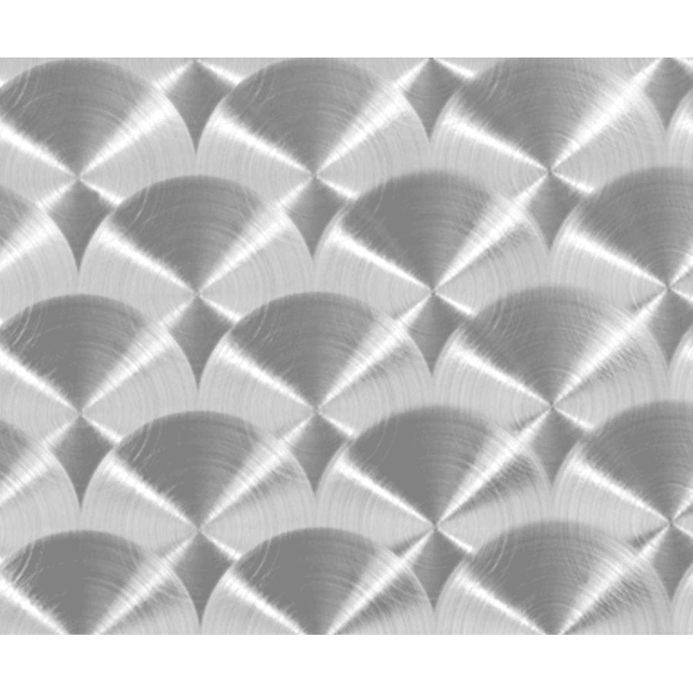 Vortex Metal Laminate 406 Circle Aluminum, 0.020" Thick, 4' x 8'