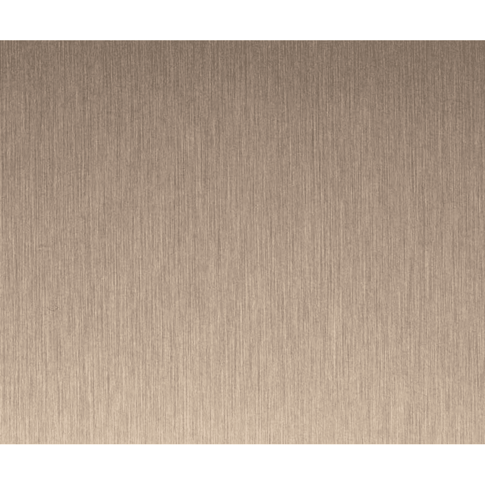 700 Series HPL Metal Laminate 722 Light Brushed Bronze Aluminum, 4' x 8'