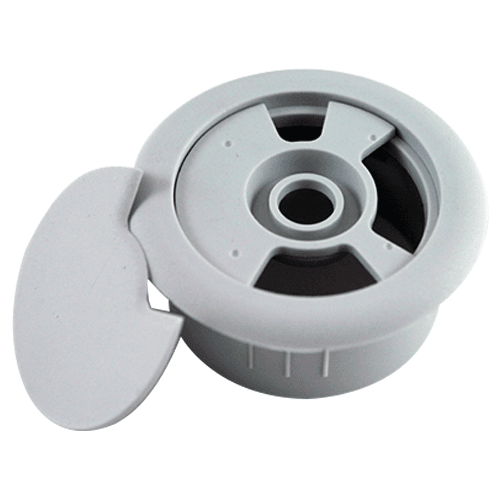 50mm Wire Grommet, White