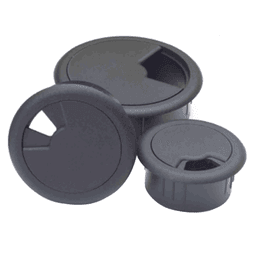 CPF 2-7/8" 3-Piece Cable Grommet, Gray