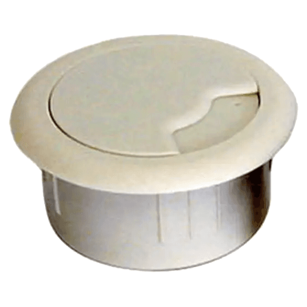 80mm Wire Grommet, Almond