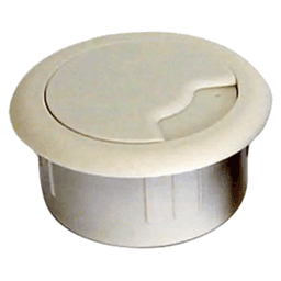 80mm Wire Grommet, Almond