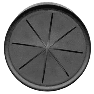 80mm Wire Gripping Grommet, Black