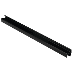 5/8" Hanging File Rail, Black