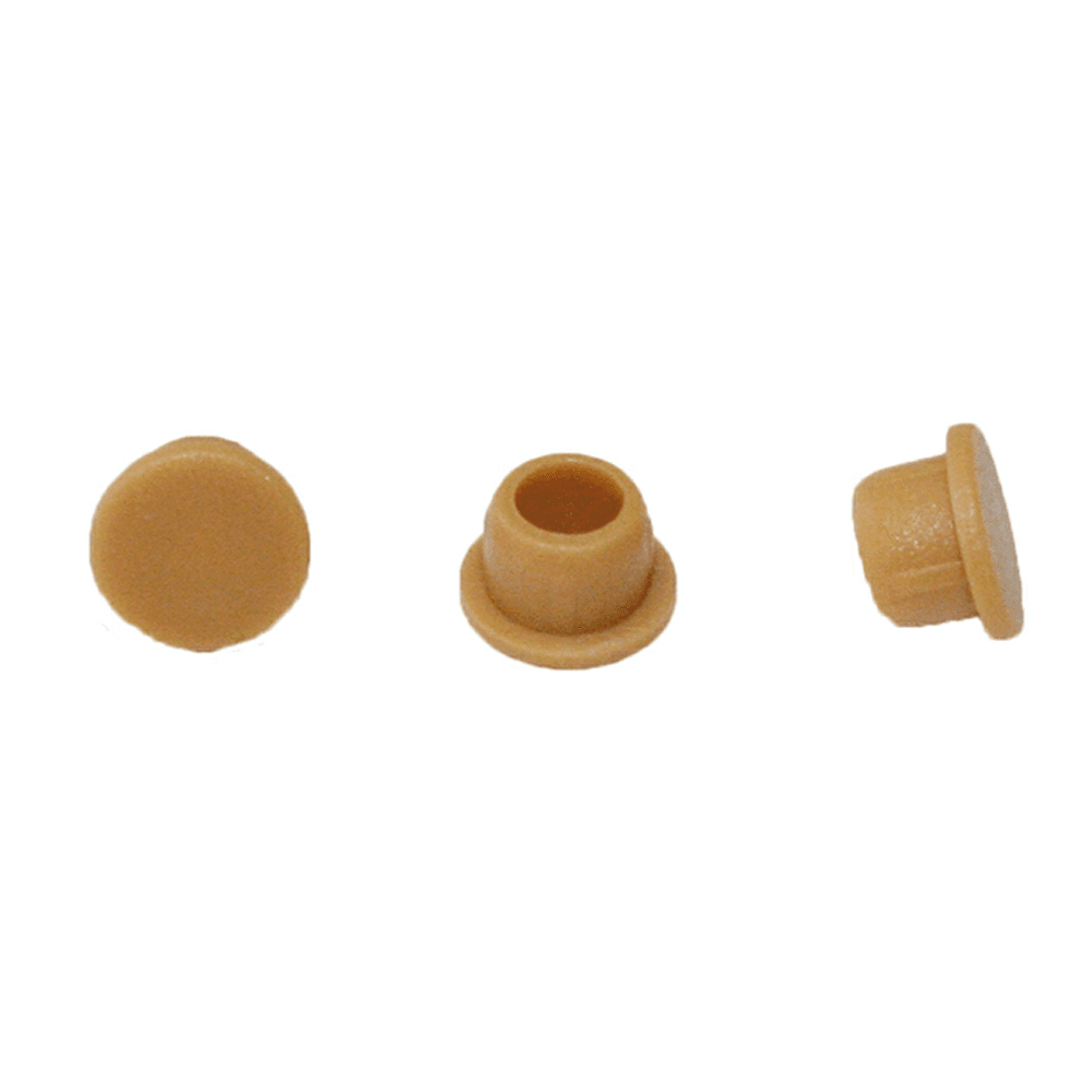 Clamex 6mm 90° Cover Cap, Brown Beige/Beech (100/Box)
