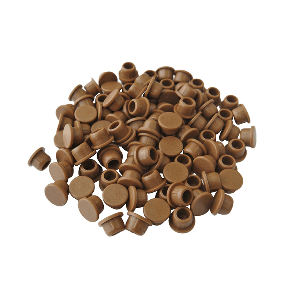 Clamex 6mm 90° Cover Cap, Brown (100/Box)