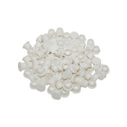 Clamex 6mm 45° Cover Cap, White (100/Box)