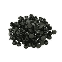 Clamex 6mm 45° Cover Cap, Black (100/Box)