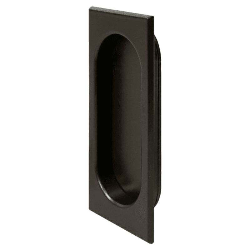 4" Recessed Flush Pull, Oil-Rubbed Bronze