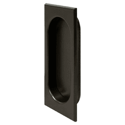 4" Recessed Flush Pull, Oil-Rubbed Bronze