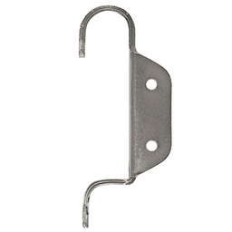 Double Hook Assembly for Library Ladders, Satin Nickel Finish