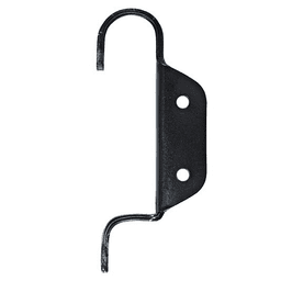 Double Hook Assembly for Library Ladders, Black Finish