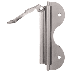 Top Stationary Mount Assembly for Library Ladders, Satin Nickel Finish
