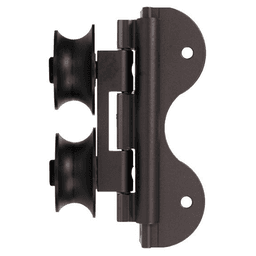 Swivel Top Roller Guide for Library Ladders, Oil Rubbed Bronze Finish