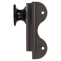 Top Sliding Hook Assembly for Library Ladders, Black Finish
