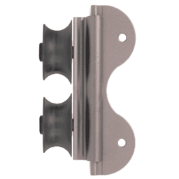 Roller Assembly for Library Ladders, Satin Nickel Finish