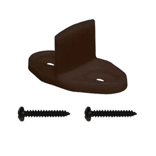 Floor Guide for Rolling Barn Doors, Black Plastic
