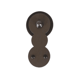 Circle Strap with Roller for Rolling Barn Doors, Oil Rubbed Bronze