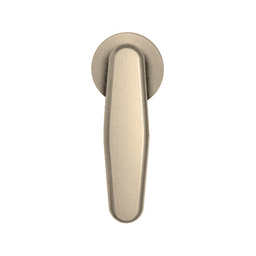 Vista Strap with Roller for Rolling Barn Doors, Satin Nickel
