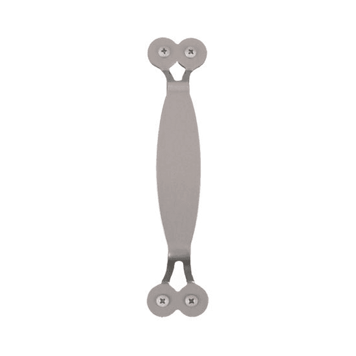 Figure 8 Style Handle for Rolling Barn Doors, Satin Nickel