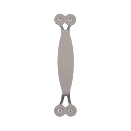 Figure 8 Style Handle for Rolling Barn Doors, Satin Nickel