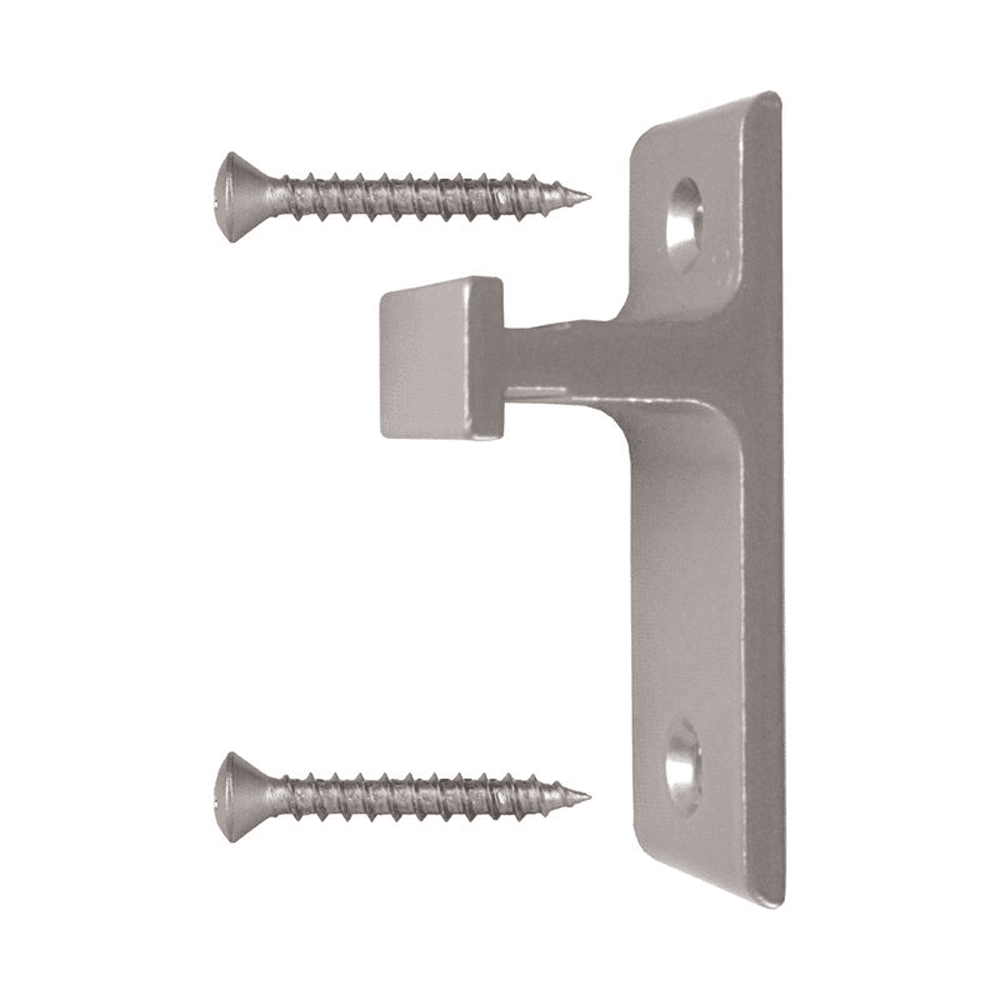 Vertical Wall Bracket For Library Ladders and Rolling Barn Doors, Black