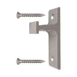 Vertical Wall Bracket For Library Ladders and Rolling Barn Doors, Black