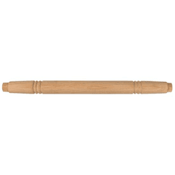 1-1/4" x 19-3/8" Wide Turned Top Rung for Library Ladders, Alder