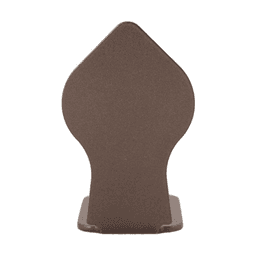 Spade Style non-Forged Center Guide for Rolling Barn Doors, Oil Rubbed Bronze