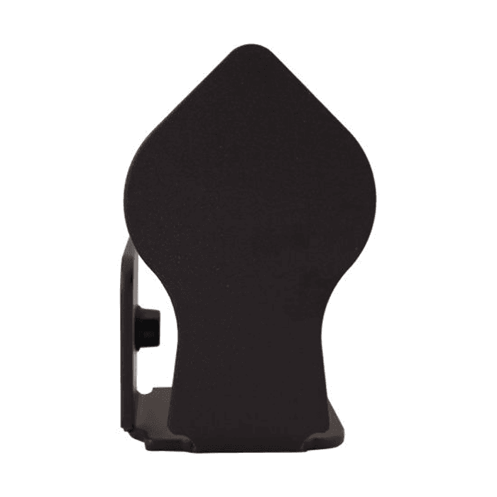 Spade Style non-Forged Left Stop for Rolling Barn Doors, Black