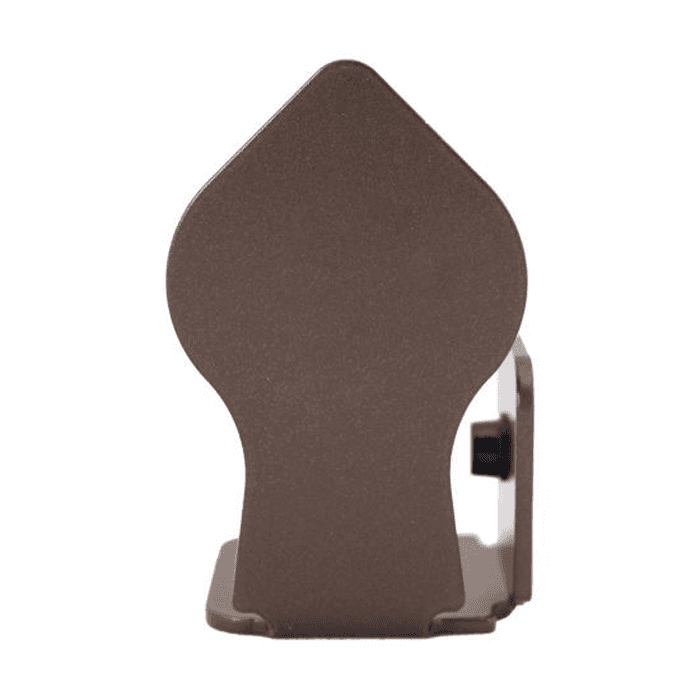 Spade Style non-Forged Right Stop for Rolling Barn Doors, Oil Rubbed Bronze