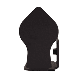 Spade Style non-Forged Right Stop for Rolling Barn Doors, Black
