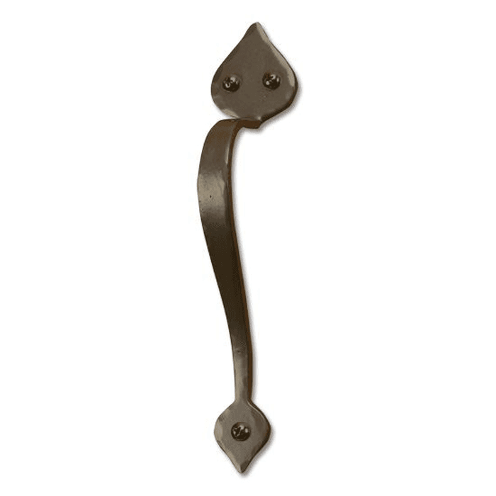 Design #1, Hand Forged Handle for Rolling Barn Doors, Oil Rubbed Bronze