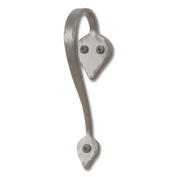 Design #2, Hand Forged Handle for Rolling Barn Doors, Satin Nickel