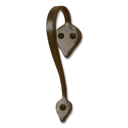 Design #2, Hand Forged Handle for Rolling Barn Doors, Oil Rubbed Bronze