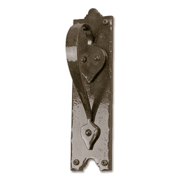 Design #4, Hand Forged Handle for Rolling Barn Doors, Oil Rubbed Bronze